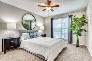 Ceiling fans in bedrooms